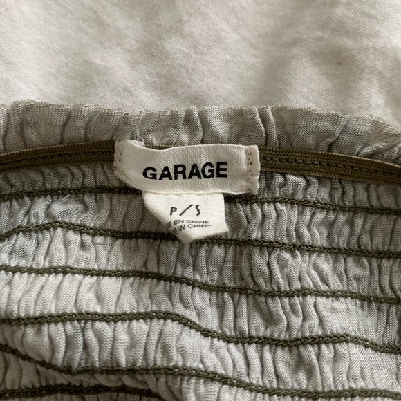 Camouflage green garage crop top - Picture 3 of 3